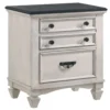 BM338418_04e8ce15-2544-4924-8012-a060a077e052 Sawz Nightstand with 3 Drawers, Charcoal Plank Top, Light Gray Wood