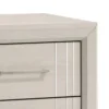 BM338424_1_215e2fee-acf4-41f2-854b-bbd407161ff6 Charie Nightstand with 2 Drawers, Tapered Legs, Silver Metal, White Wood