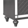 BM338454_3_b46e0d0f-21db-44c0-8e63-6e933cefadd5 Reff Nightstand, 2 French Dovetail Drawers, Crystal Knobs, Gray