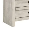 Velz Tall Dresser Chest, 5 Drawers, Finger Pull Handles, Weathered Beige