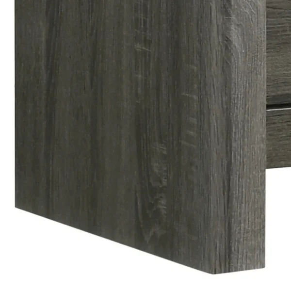 BM338480_3_e617b524-9323-4b81-bb22-07b727e94dc9 Velz Nightstand, 2 Drawers, Metal Finger Pull Handles, Dark Gray Wood