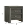 BM338480_4_30360a85-db43-4d01-8f59-8efe65a5137a Velz Nightstand, 2 Drawers, Metal Finger Pull Handles, Dark Gray Wood