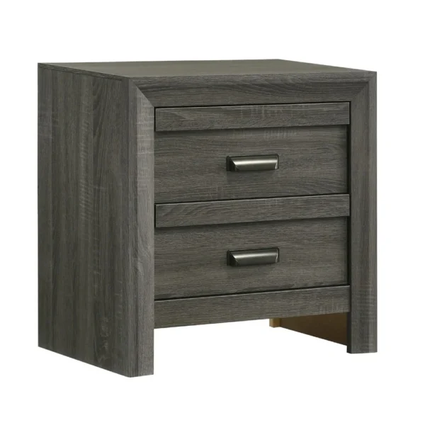 BM338480_b38067ac-eb8e-454e-a6ce-6ba299d14dd7 Velz Nightstand, 2 Drawers, Metal Finger Pull Handles, Dark Gray Wood