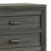 BM338481_1_98abe8f9-fda0-430d-878f-637e2f792c87 Velz Tall Dresser Chest, 5 Drawers, Finger Pull Handles, Dark Gray Wood