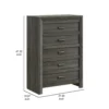 BM338481_4_51b12a2d-02f3-42cf-84cc-086a36555d9c Velz Tall Dresser Chest, 5 Drawers, Finger Pull Handles, Dark Gray Wood