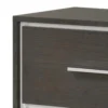 BM338488_1_0c86c87a-7957-49ef-bf70-1dcbc9bc05be Hez Nightstand, 2 Drawers, Silver Trim, Modern Dark Brown Finish