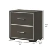 BM338488_4_c99313b0-79bb-46a0-a510-8ee187663f68 Hez Nightstand, 2 Drawers, Silver Trim, Modern Dark Brown Finish