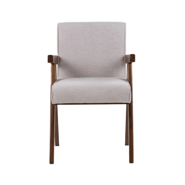 BM338521_1_5c205672-34a7-4d42-8312-3c1c5897ea10 Cid Jose Dining Chair Set of 2, Beige Polyester, Walnut Brown Wood