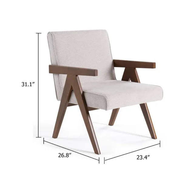 BM338522_4_4d68eba4-268e-487a-87a6-4c46a9cfc0bc Cid Jose Accent Chair Set of 2, Beige Polyester, Walnut Brown Wood