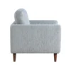 BM338604_3_e1ade98e-8777-4edd-9a8b-66ca77cc163c Ricca Armchair, Blue Gray Chenille, Foam, Angled Brown Wood Legs