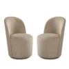 BM338641_200dc707-b82a-478d-924a-13537de85e8e Accent Swivel Dining Chairs, Set of 2, Camel Brown Velvet, Contoured Back