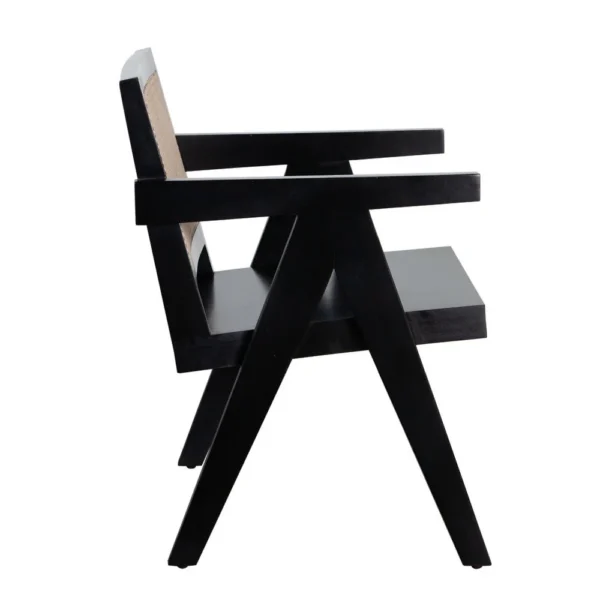 BM338691_2_1853af8f-49c7-4a0c-97bb-bd3b61840ec4 Kato Dining Armchair, Cane Backrest, 24 Inch, Black Solid Mango Wood