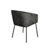 BM338713_3_73afc09f-601d-4e7f-b771-678ef17b8f61 Voro Dining Chair Set of 2, Gray Velvet, Sleek Black Metal Legs