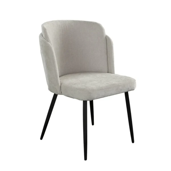 BM338734_2_b767e4a4-1619-44c0-b645-e548dd88d284 Griz Dining Side Chair Set of 2, Curved Back, Cream White Polyester, Black