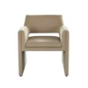 BM338758_1_ea15f2d4-ebfa-4e34-acf6-8e71d721db68 Fena Accent Dining Chair, Light Camel Brown Velvet, Low Back