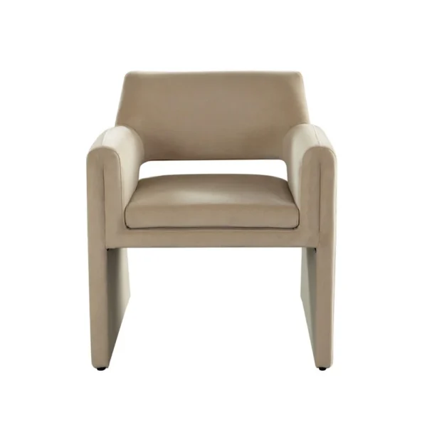 BM338758_1_ea15f2d4-ebfa-4e34-acf6-8e71d721db68 Fena Accent Dining Chair, Light Camel Brown Velvet, Low Back
