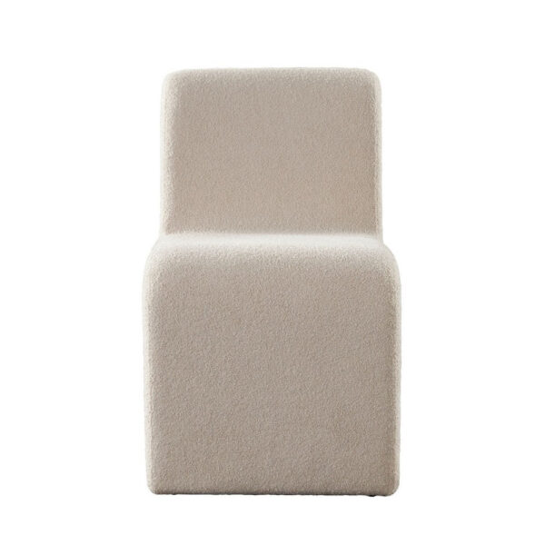 BM338759_1_8c1f817a-ee70-46ef-954f-70ca5b42016c Nena Armless Dining Chair, Curved Light Camel Brown Shearling Fabric
