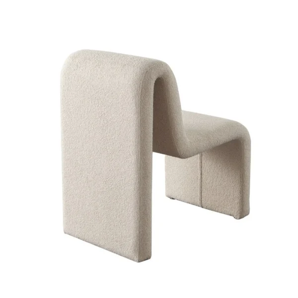 BM338759_2_6a1afc05-dd59-4a7b-95f5-8374ea71c794 Nena Armless Dining Chair, Curved Light Camel Brown Shearling Fabric
