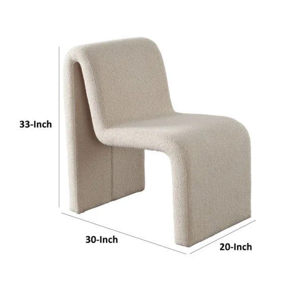 BM338759_4_6c2dc67f-d0d5-489e-b04c-0e8bf4d6b289 Nena Armless Dining Chair, Curved Light Camel Brown Shearling Fabric