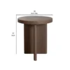 BM338763_4_5e027568-c00d-4605-a8a9-0444e3c38337 Peny Side End Table, 18 Inch Round Top with Cross Legs in Dark Oak Brown