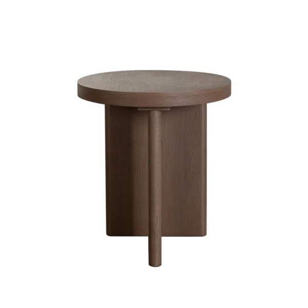 BM338763_9d0f6fb3-d6f5-42c6-a8a8-12ec8b4c74bb Peny Side End Table, 18 Inch Round Top with Cross Legs in Dark Oak Brown