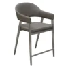 BM338770_2_21d3b32f-8934-427d-813c-e6a14283fd47 Arie Counter Height Chair Set of 2, Gray Faux Leather Seat and Back