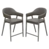 BM338770_4f9a5043-4d56-43db-ab68-1b3e685349d6 Arie Counter Height Chair Set of 2, Gray Faux Leather Seat and Back