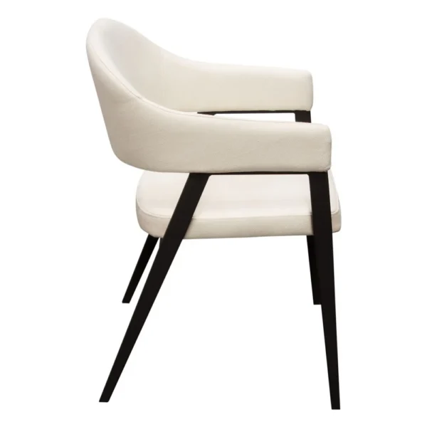 BM338804_3_e34e3cc5-957e-4829-8328-9befe6a95583 Arie Dining Side Chair Set of 2, Cream White Polyester, Black Legs