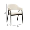BM338804_4_a24887e5-49df-474f-9b62-f22914219eb0 Arie Dining Side Chair Set of 2, Cream White Polyester, Black Legs