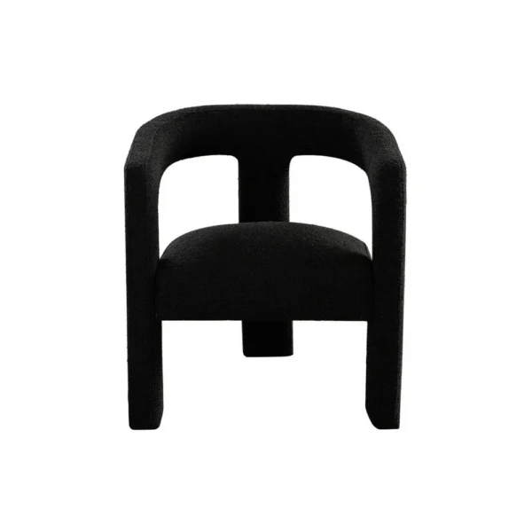BM338826_1_3c244143-b708-4e5d-ad4a-1ba8a9eb2891 Gely Dining Accent Chair, Open Curved Back w Tripod Base, Black Boucle