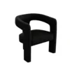 BM338826_5be8be19-f1e9-4fa3-bd7e-6b1e7a59c41a Gely Dining Accent Chair, Open Curved Back w Tripod Base, Black Boucle
