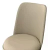 BM339200_2_e3a19faa-483b-41bb-a520-73d575265f31 Relli Side Dining Chair Set of 2, Gold Metal, Taupe Faux Leather, Round Seats