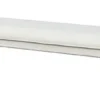 Miamy Bench, Cream White Wood Frame, Textured Fabric, 55 Inch