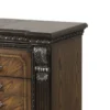 Naddy Nightstand, Hidden Drawer USB A-C, Espresso Brown Wood, 30 Inch