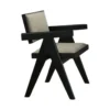 BM339259_4d8b1765-5fce-4ba3-8bb9-cd28f9996b34 Toty Dining Armchair Set of 2, Curved Arms, Angled Rear Legs, Gray Fabric