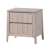 BM339274_05050dd4-24fa-433a-8d95-aba5f7e7aab2 Vasu Nightstand, 2 Drawers, White Wash Solid Rubberwood, 21 Inch