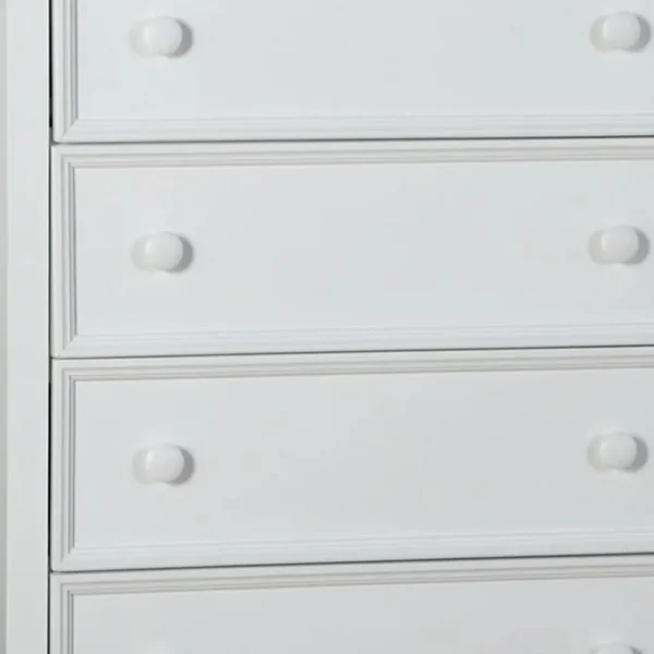 BM339275_2_b4252ee9-82ad-4053-8bb5-19504d4c1eec Toli Tall Dresser Chest, 5 Drawers w Round Knobs, White Solid Hardwood