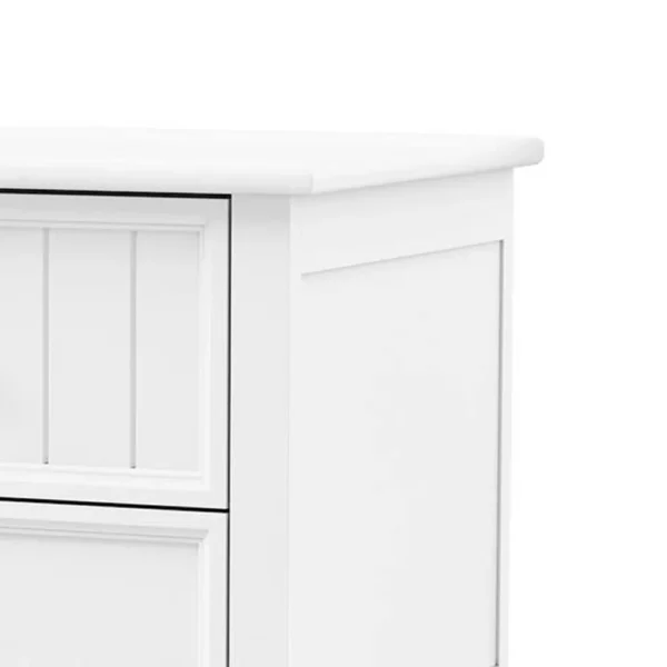 BM339277_2_6df1552b-6f3d-4aac-9dc2-9b234793e127 Toli Nightstand 2 Drawers w Round Knobs, White Solid Hardwood, 24 Inch