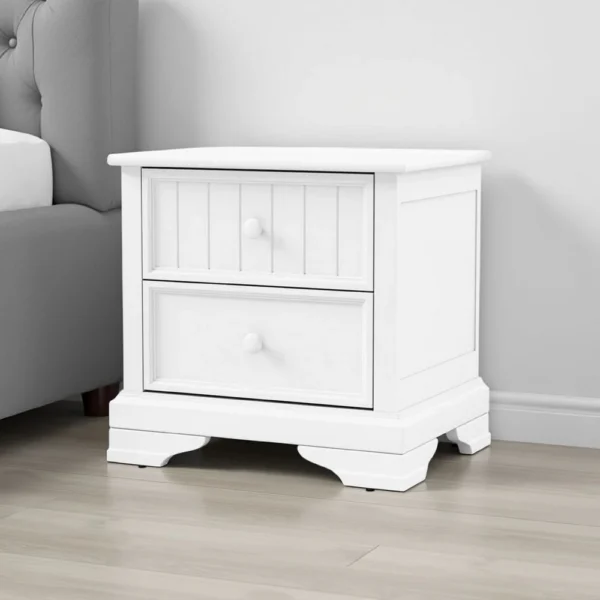 BM339277_5_61a0025f-8e25-45af-bd45-4800025fa4c0 Toli Nightstand 2 Drawers w Round Knobs, White Solid Hardwood, 24 Inch