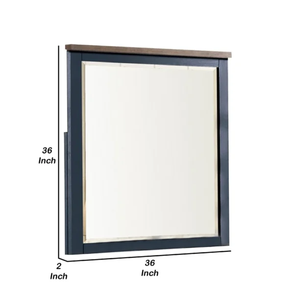 BM339303_4_a2e3ccc0-c795-46b3-95b3-c39619e64ba2 Tela 36 Inch Dresser Mirror, Blue Pinewood Frame, Dark Brown Top