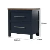 BM339304_4_90a4bcf7-73e5-4f74-bf24-78ce5e02bb94 Tela Nightstand, 2 Drawers, Metal Handles, 25 Inch Blue Solid Pinewood