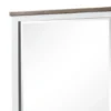 BM339306_1_69361d56-a525-4505-a9ae-ed1f7973c323 Tela Dresser Mirror, White Pinewood Frame, Dark Brown Top, 36 Inch
