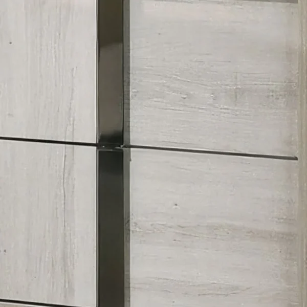 BM339311_1_935896d1-69c7-489b-9b8b-3d019154428e Hyao Nightstand, 26 Inch, 2 Drawers, Chrome Handles, White Wash Veneer