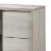 BM339311_2_ef633146-9450-41f5-aefa-7176b626a1a1 Hyao Nightstand, 26 Inch, 2 Drawers, Chrome Handles, White Wash Veneer