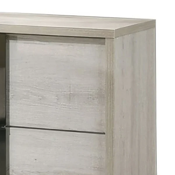 BM339311_2_ef633146-9450-41f5-aefa-7176b626a1a1 Hyao Nightstand, 26 Inch, 2 Drawers, Chrome Handles, White Wash Veneer