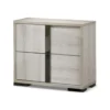 BM339311_38f7de65-202b-48a3-82ea-d9ef56b43f56 Hyao Nightstand, 26 Inch, 2 Drawers, Chrome Handles, White Wash Veneer