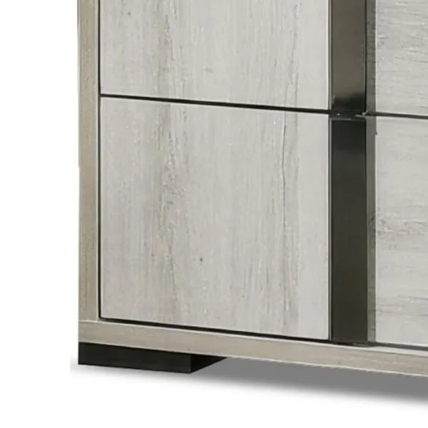 BM339311_3_582be987-38ad-4238-b820-64154ec0644c Hyao Nightstand, 26 Inch, 2 Drawers, Chrome Handles, White Wash Veneer