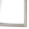 Miot Dresser Mirror, 39 Inch Square Wood Frame, White Wash