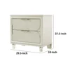 BM339320_4_a9cedb27-04a5-436d-9bff-3314fcf81e90 Zema Nightstand, 2 Drawers w Acrylic Handles, Silver Rubberwood, 30 Inch