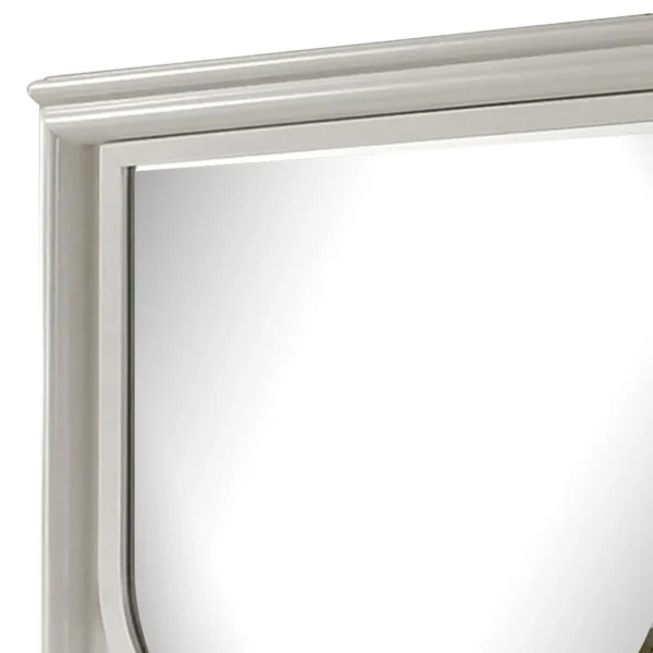 BM339322_1_5c3b3a22-0d8e-4545-aad2-cf839ce5fdb8 Dima Dresser Mirror, 38 Inch, White Rubberwood, Embossed Panels w LED